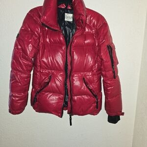 S.A.M RED PUFFER JACKET